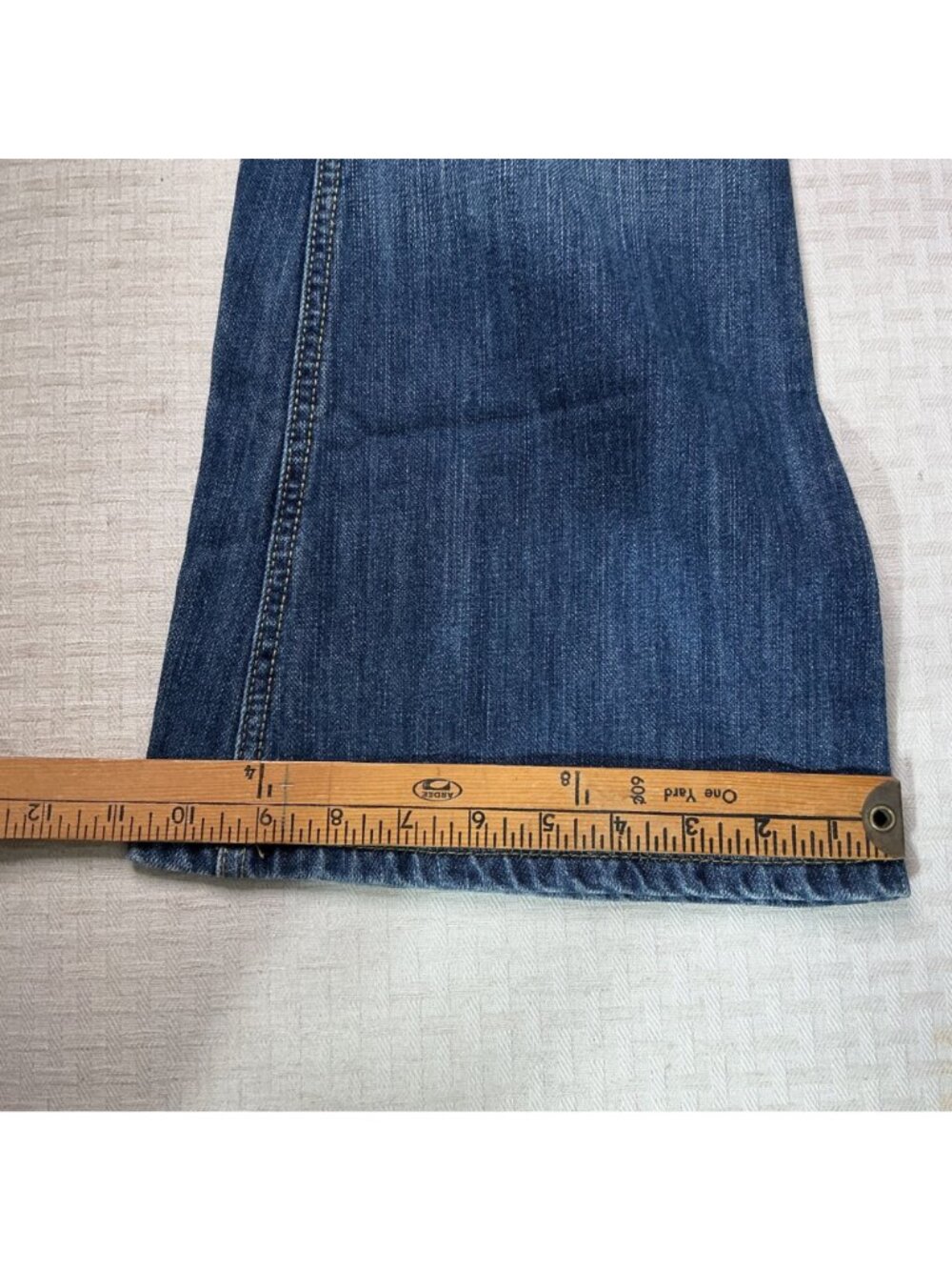 Women's Old Navy Classic Low Rise Flare Leg Jeans size 14 Plus 100% Cotton - Picture 10 of 10